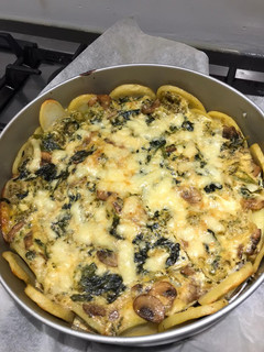 Una foto de Quiche con base de patata