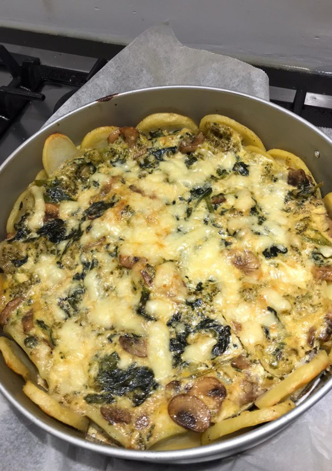Una foto de Quiche con base de patata