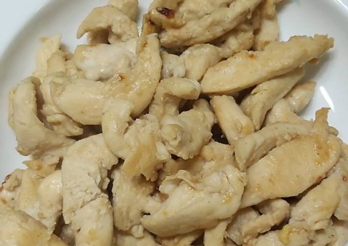 Resep Dada ayam panggang teflon cocok untuk diet, Lezat Sekali