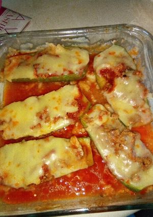 Una foto de Calabacitas rellenas