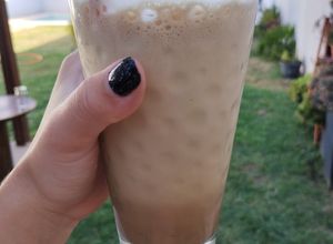 Una foto de Frapuccino/café frío para combatir el calor