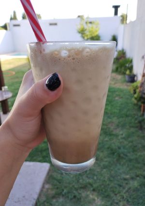 Una foto de Frapuccino/café frío para combatir el calor