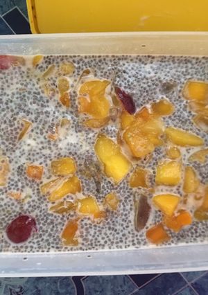 Foto resep Pudding Chia Seeds diet