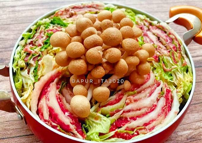 Resep Mille-Feuille Nabe / 1000 Layers Hot Pot oleh Anggraita - Cookpad