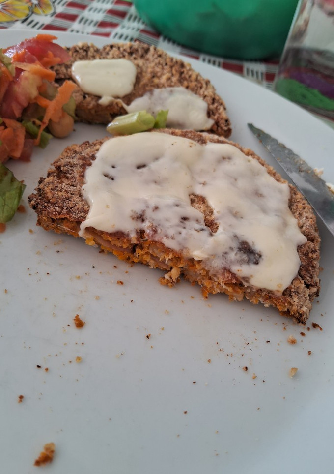 Una foto de Hamburguesas de arroz yamaní y calabaza