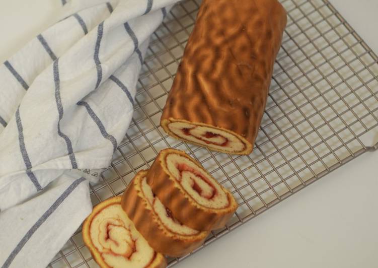 Resep Tiger Roll Cake | Langkah Membuat Tiger Roll Cake Yang Enak dan Simpel
