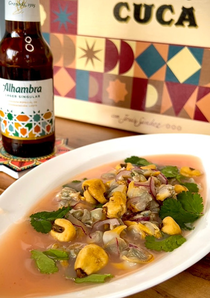 Una foto de Ceviche de Berberechos