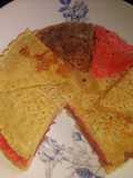 Pancake mai colour daban daban