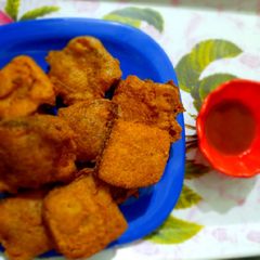 A picture of Besan bread.