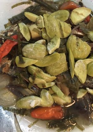 Foto resep Kukus Asin ikan kembung/pedak pete