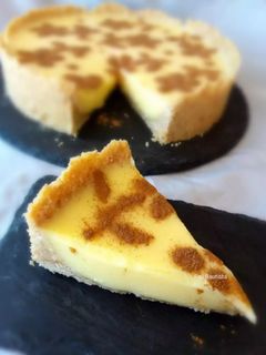 Una foto de Tarta cheesecake de natillas