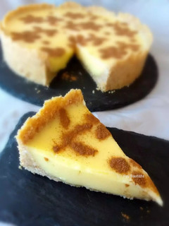 Una foto de Tarta cheesecake de natillas