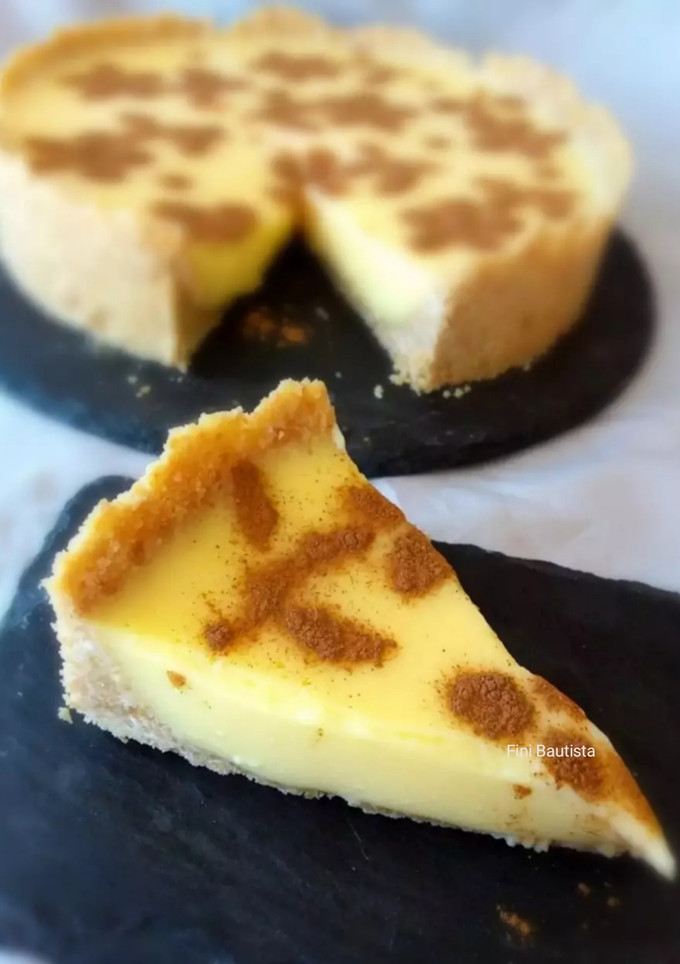 Una foto de Tarta cheesecake de natillas
