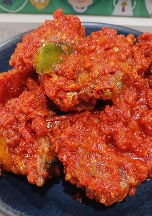 Foto resep Ikan goreng tenggiri balado