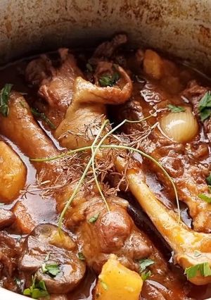 Φωτογραφία της συνταγής Coq Au Vin (Κόκορας Κρασάτος)