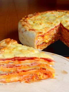 Pizzatorta recept fotója