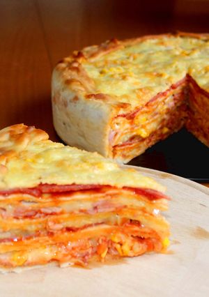 Pizzatorta recept fotója