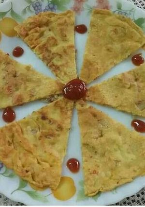 A picture of Besan ka chila.