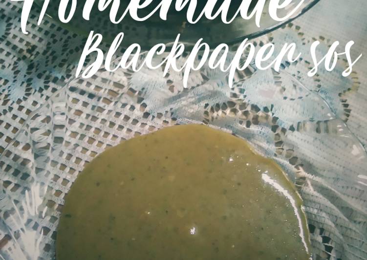 Resep Homemade blackpaper sos, Enak Banget