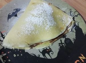 Una foto de Crepas de Nutella con plátano