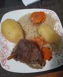 Carne mechada con choclillo