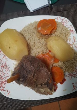 Una foto de Carne mechada con choclillo
