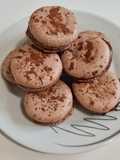 Les macarons au chocolat