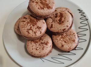 Une photo de Les macarons au chocolat