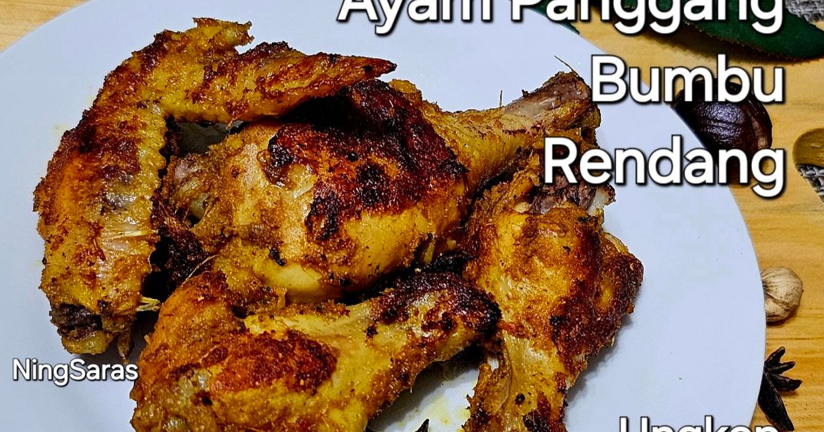 Ayam Panggang Bumbu Rendang 🍗😋_Ungkep RiceCooker