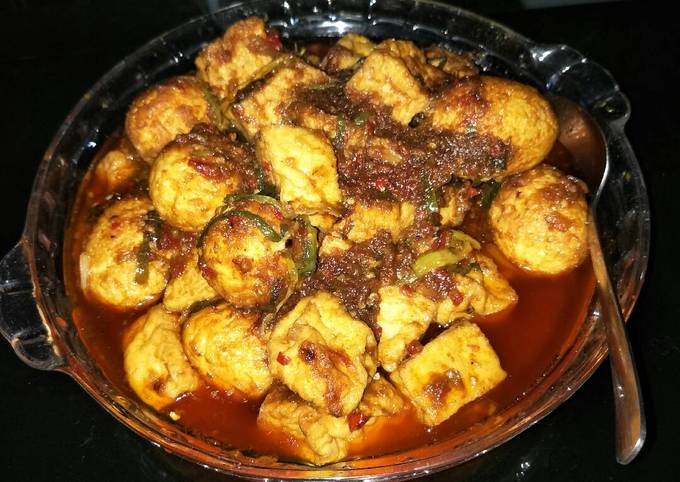 Resep Krengseng tahu sm telor, Enak Banget