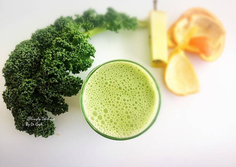 Steps to Prepare Speedy Kale, Apple, Mandarin, Lime smoothie