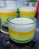 Pudding sữa chua bơ đào