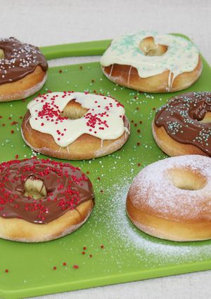 Citrusos amerikai fánk recept fotója