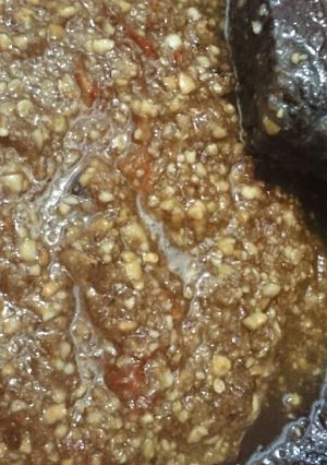 Foto resep Bumbu kacang sederhana