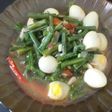 Oseng kacang panjang telur puyuh