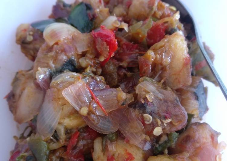 Cara mengolah Tengiri Sambal Ijo (merah juga), Bikin Ngiler