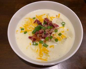 How To Prepare Recipe Loaded Baked Potato soup Most Delicious