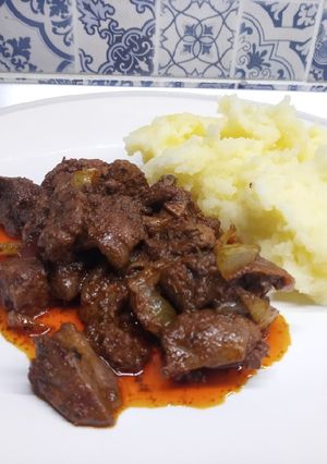 Hagymás csirkemáj recept fotója