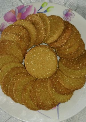 A picture of Home made biscuits.