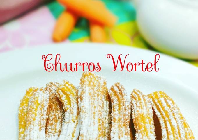 Cara membuat Churros wortel