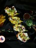 Palak Pakora Chaat