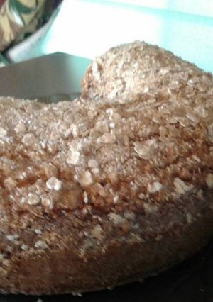 Una foto de Torta de avena y granola