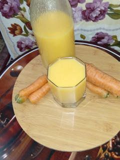 صورة لوصفة عصير الجزر 🥕