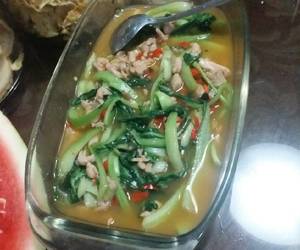 Praktis Memasak Cah Pokcoy Ayam Mantul Banget
