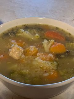 صورة لوصفة شوربة القرع بالخضار