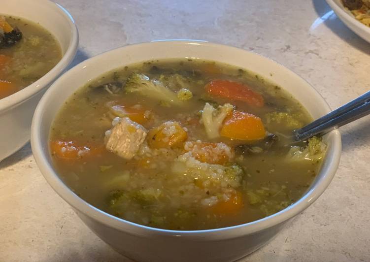 شوربة القرع بالخضار