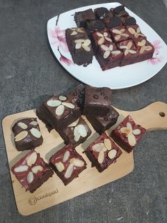 Foto resep Fudgy Brownies Sekat 3 telur