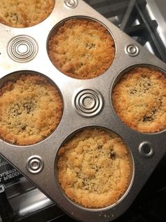 Una foto de Crumble de dulce de leche KETO sin harina / sin azúcar