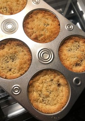 Una foto de Crumble de dulce de leche KETO sin harina / sin azúcar