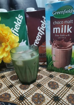Foto resep Es susu cokelat rhum / chocolate Rhum milk